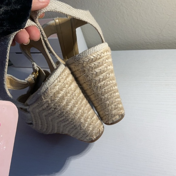 MICHAEL Michael Kors Tan Wedge Sandals - Picture 8 of 9